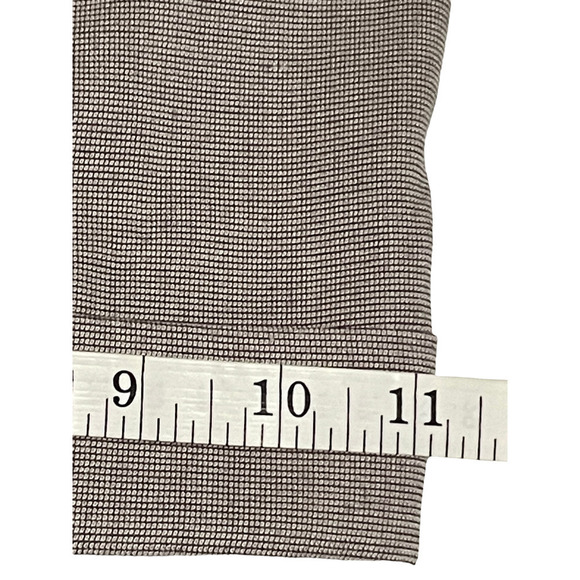 Worthington Short Modern Fit Women's Size 18 Tan Checked Cuffed Bermuda - Picture 7 of 10